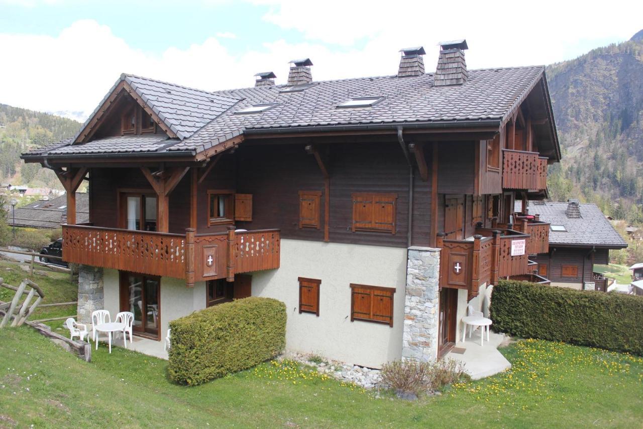Appartement Chaleureux Les Houches 29 M² Piscine Partagee Exterior photo