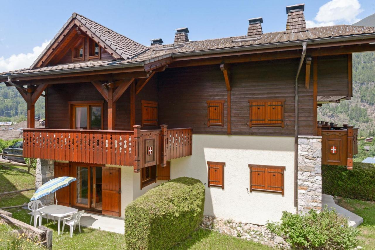 Appartement Chaleureux Les Houches 29 M² Piscine Partagee Exterior photo