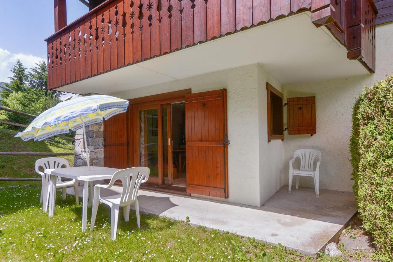 Appartement Chaleureux Les Houches 29 M² Piscine Partagee Exterior photo